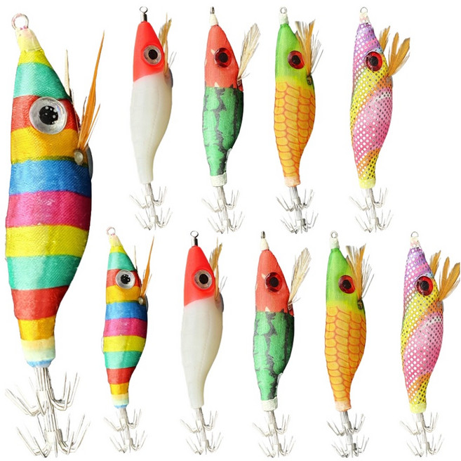 로얄피쉬 왕눈이에기, 혼합(색동이,누드고추장,수박,옥수수,반짝이), 10g, 10개