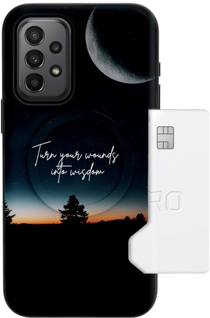 레터링 유니버스 맥세이프 2카드 수납 범퍼 휴대폰 케이스