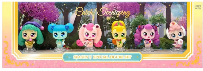 캐치티니핑 시즌2 스페셜 피규어 6종 세트, 1세트, 혼합색상