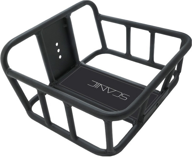 에이유테크 전용 스카닉 3홀 자전거 바구니, 블랙, 1개