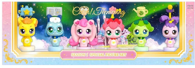 캐치티니핑 시즌1 스페셜 피규어 6종 세트, 1세트
