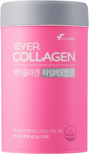 에버콜라겐 타임비오틴 셀, 90g, 1개 - 쿠팡