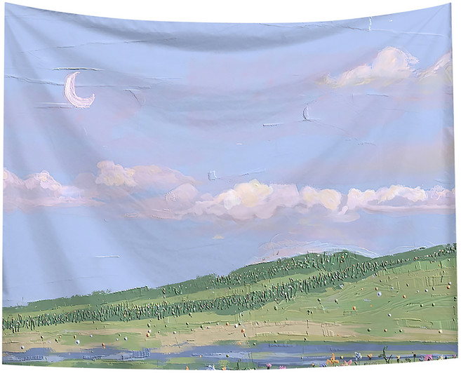 半島良品 居家裝飾掛布, 青青草