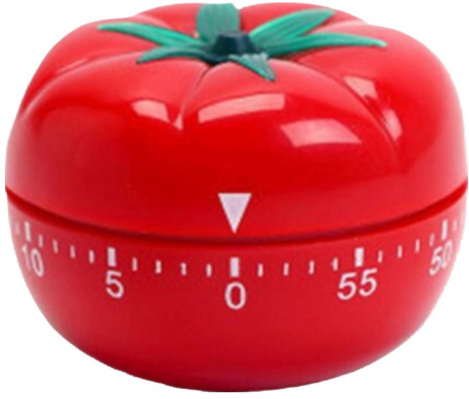 KODACHIEF 알람시계 타이머 알람시계 소 6.3 x 4.5 cm, 토마토, 1개