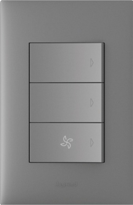 르그랑 아펠라 마그네슘 Simple 3구 스위치 하단 FAN, 1개