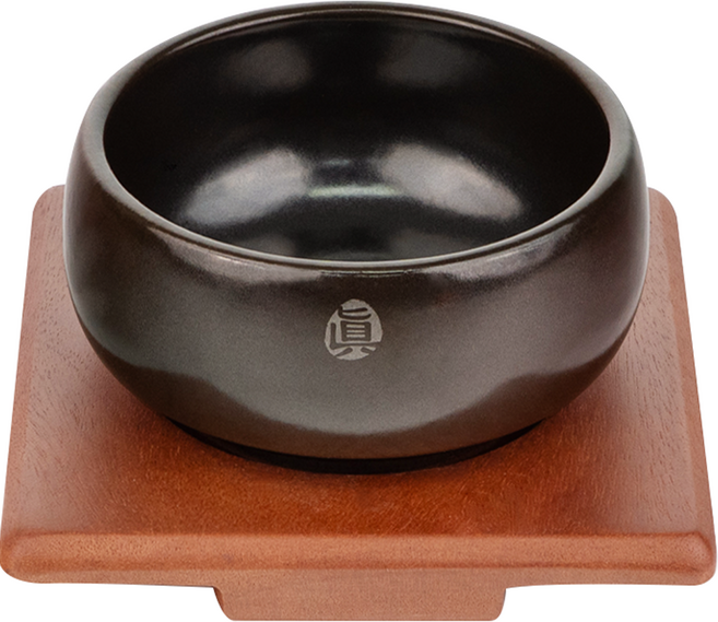 진뚝배기 알밥기A 1호 + 카야 정사각 원목 냄비받침 1호 세트, 1세트, 12cm