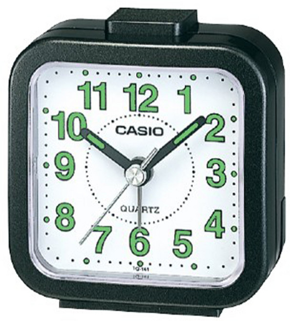 CASIO 卡西歐 輕巧指針鬧鐘, 黑色