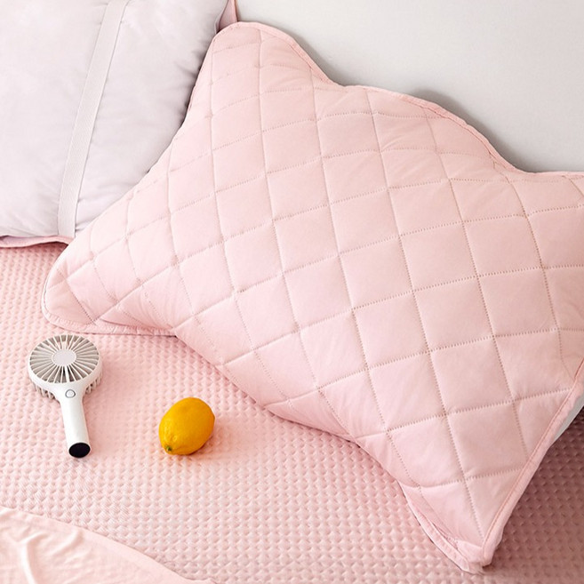 더자리 아이스브릭 냉감 방수 누빔 밴딩 베개커버