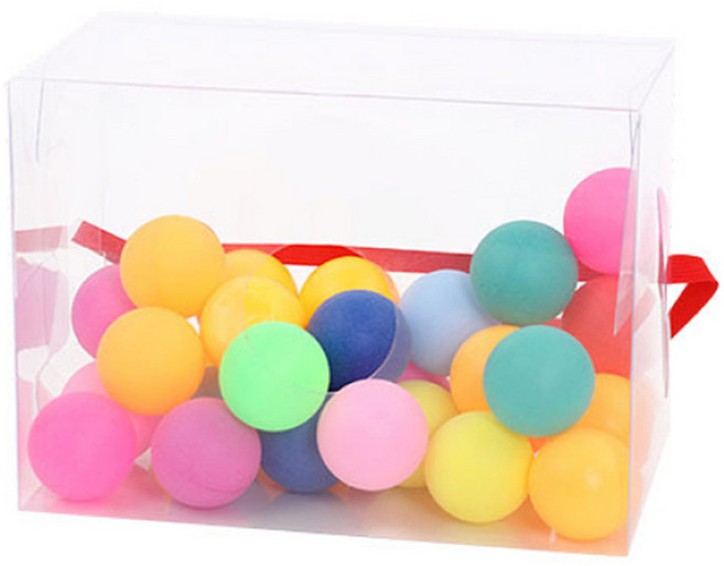 하이원픽 엉덩이 흔들어 공빼기 게임 케이스 + 탁구공 10종 세트, 혼합색상, 1세트