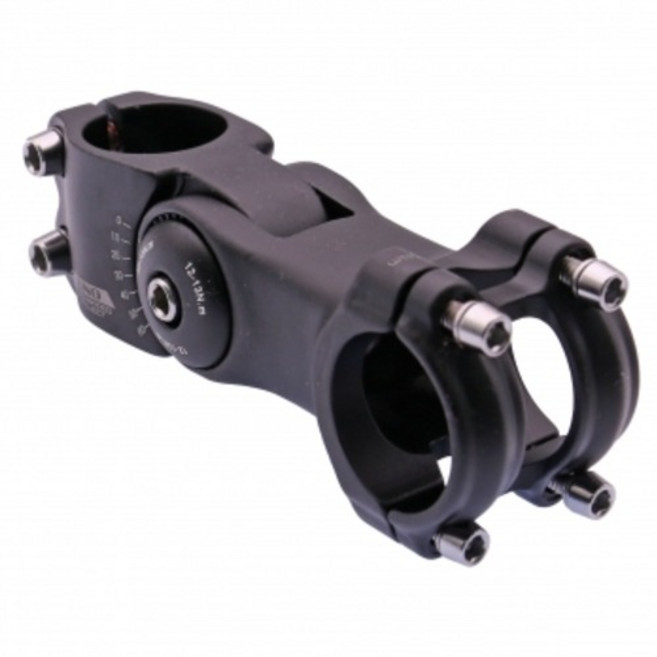 펠레스포츠 자전거 각도 스템 31.8mm, 블랙, 1개