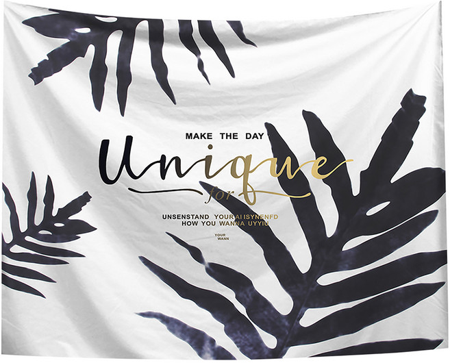 半島良品 居家裝飾掛布, 簡約樹葉