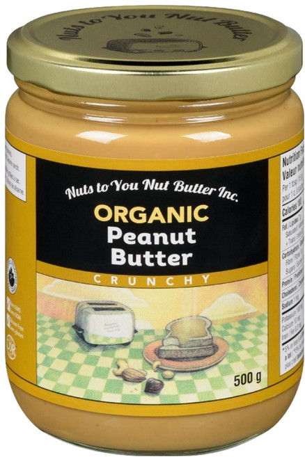 너츠투유 유기농 피넛버터 크런치 고단백 고식이섬유, 500g, 1개
