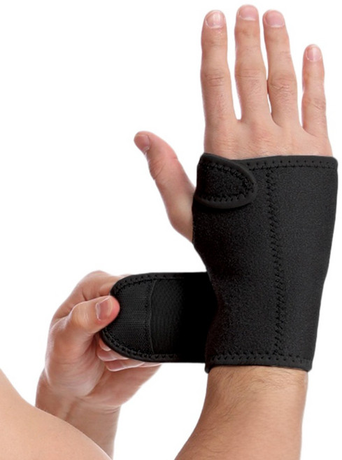 달하트 손목 고정 보호대 블랙 오른손용, 1개