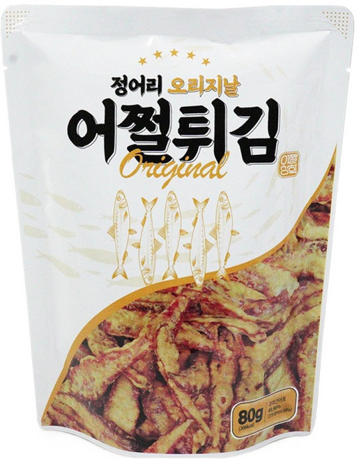 어쩔튀김 정어리 오리지날, 80g, 1개