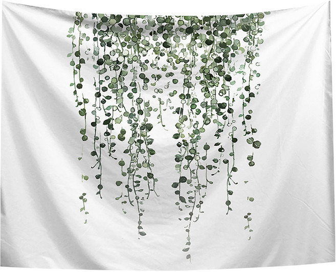 半島良品 居家裝飾掛布, 綠葉藤, 1件