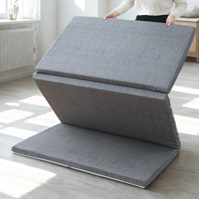 애프터식스 LM솜 단단한 접이식 3단 꿀잠 토퍼 바닥 침대 매트리스