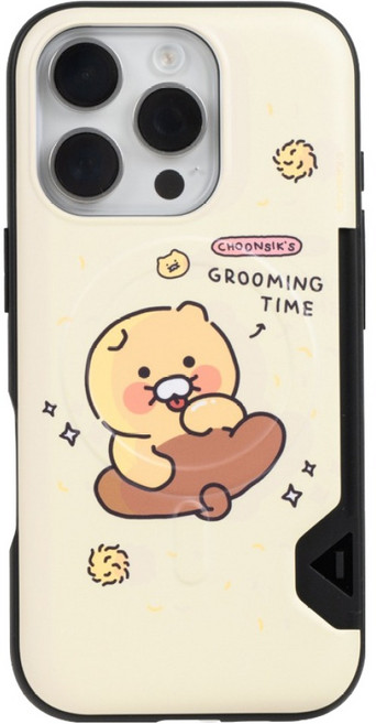 카카오프렌즈 춘식이 데일리 투카드 맥세이프 범퍼 휴대폰 케이스