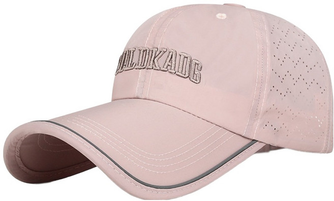 아티렐 긴챙 반사 통기성 야구 모자, 핑크, 1개