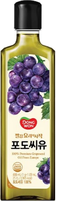 동원 포도씨유, 480ml, 1개 - 쿠팡