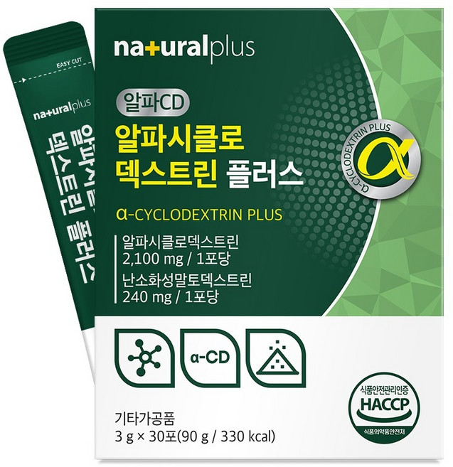 내츄럴플러스 알파시클로 덱스트린 플러스 30p, 90g, 1개
