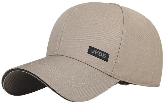 아티렐 심플 캐주얼 올매치 야구 모자, 카키, 1개