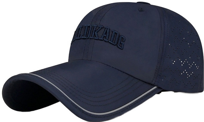 아티렐 긴챙 반사 통기성 야구 모자, 네이비, 1개