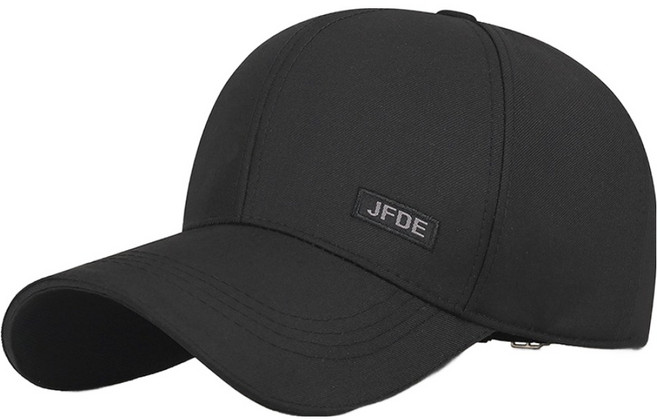 아티렐 심플 캐주얼 올매치 야구 모자, 블랙, 1개