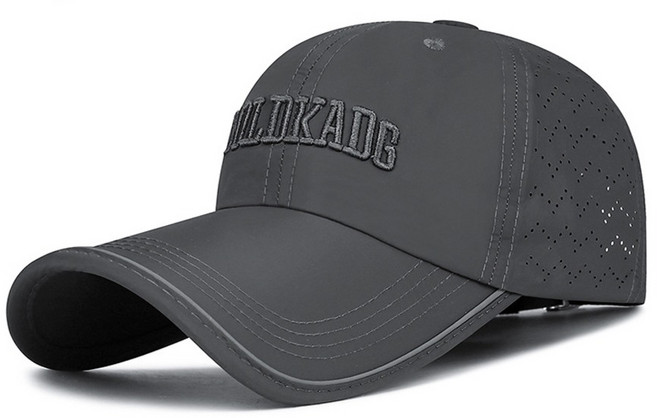 아티렐 긴챙 반사 통기성 야구 모자, 차콜, 1개