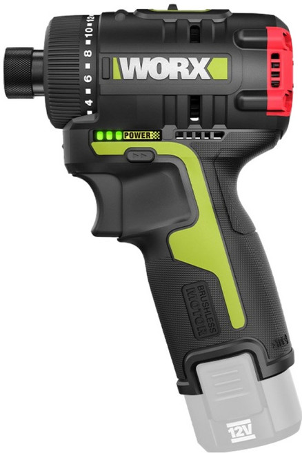 WORX 충전드릴 드라이버 베어툴 12V BL WU129.9, 1개