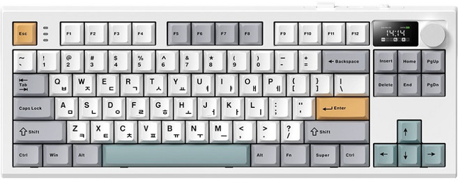 아콘 AK47 유무선 블루투스 텐키리스 기계식 키보드, 메카닉, archon AK47, 히야신스축V1