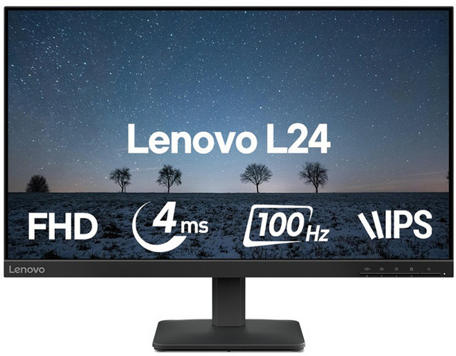 레노버 FHD IPS패널 무결점 모니터, 60.452cm, L24-4e 68C2KAC1KR