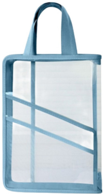 러블비 손잡이 파일케이스, 블루, 1개