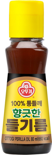오뚜기 향긋한 들기름, 80ml, 1개