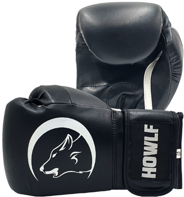 하울프 아레스 복싱글러브, 블랙 + 화이트, 1개