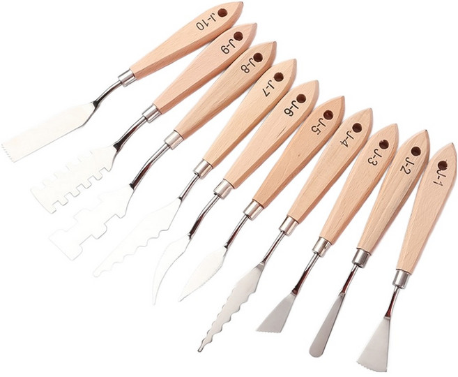 코히모 도예 칼 도구 10종 세트 5W0238