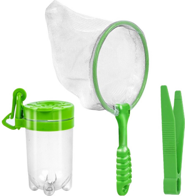 썸즈마인 곤충관찰 곤충채집통 그린 3종 세트, 1세트