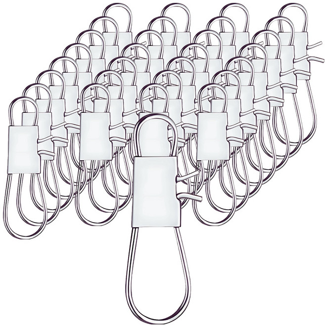 어복 스텐304 대용랑 인터락스냅, 1개, 30개입