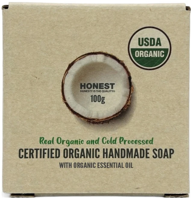 어니스트 엑스트라버진 코코넛 수제 비누 에센셜오일, 100g, 1개 - 쿠팡