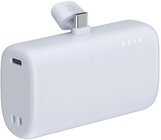 이어맥 도킹형 보조배터리 10000mAh C타입, 그레이, EMDP-02