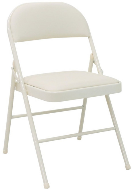 VICFUS Ove 多用途OB摺疊坐墊椅, 奶油色, 1個