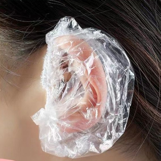 르아방 일회용 다용도 비닐이어캡, 투명, 300개