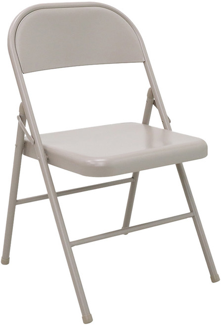 VICFUS 허쉬 다용도 폴딩 접이식 의자, 베이지, 1개