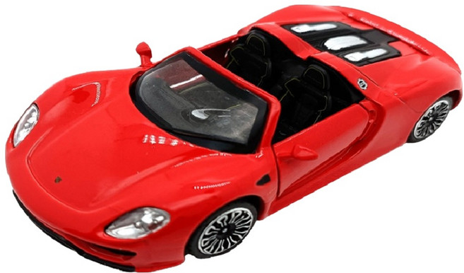 엠에스제트 1:41 포르쉐 918 스파이더 미니카, 혼합색상, 1개