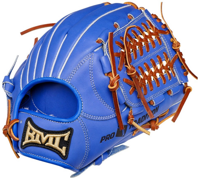 BMC BASEBALL MEMBERS CLUB US Steer Hide 全方位手套 右投用 25 TRD-PRO K11, ROYAL + TAN, 1個