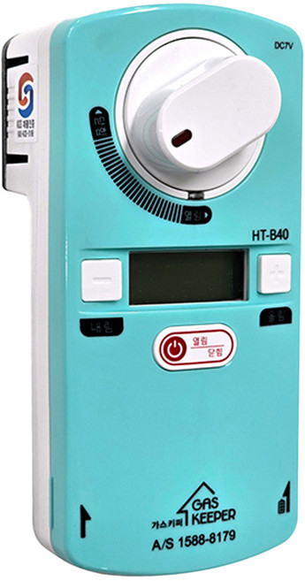 수산홈텍 스마트 가스차단기, 민트, 1개