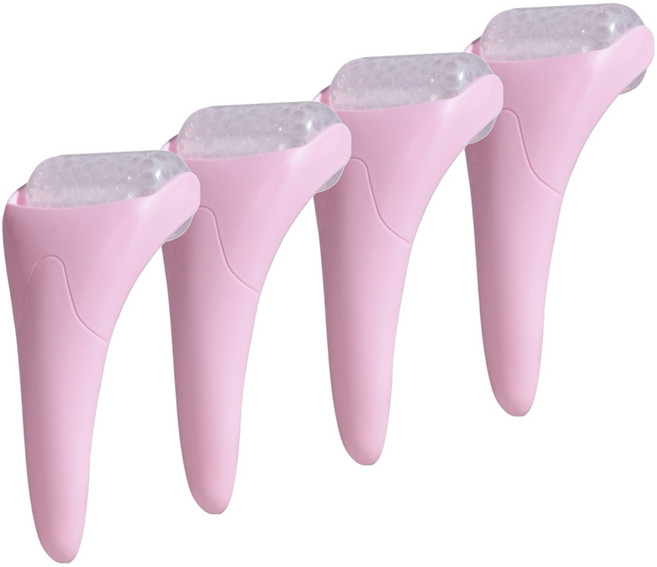 스카위즈 아이스 롤러 마사지기, 핑크, 4개