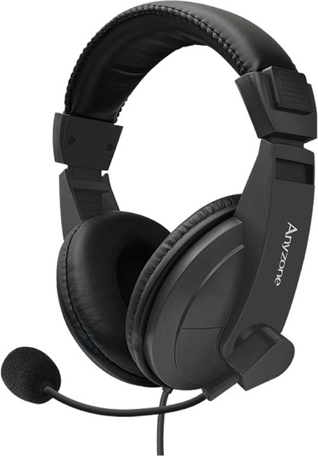 애니존 멀티미디어 스테레오 헤드셋, 블랙, ANY-H1