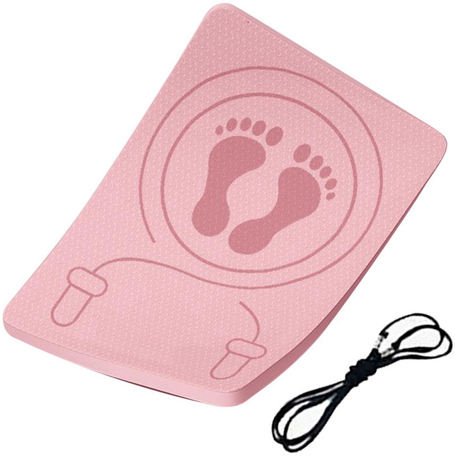 特厚減震隔音運動慢跑墊, 粉色, 1個