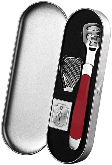 파보라보 굳은살 발각질 제거 콘커터 세트 레드, 1세트