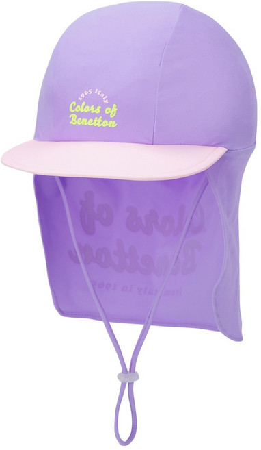 베네통키즈 아동용 컬러 블럭 아쿠아 플랩캡 QCCPP2531NY54